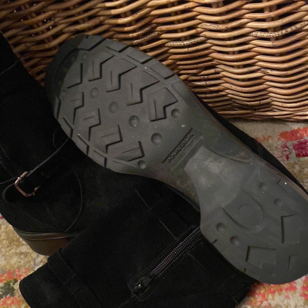 Aquatalia Suede Riding Boots Gussets $400 Sz 8.5 LAST CALL❗️ - Picture 5 of 11
